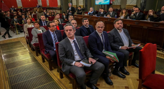Los líderes independentistas acusados por el procés