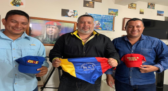 Ángel Prado, Pedro Alvarado y Robert Longa