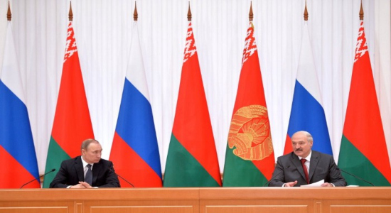 Putin y Lukashenko