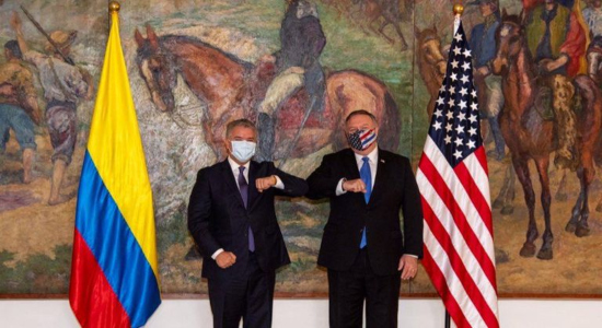 Mike Pompeo e Iván Duque