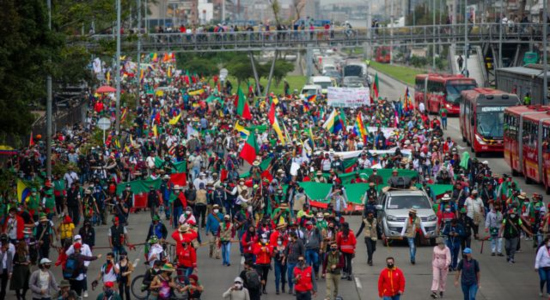 Movilización de La Minga Indígena