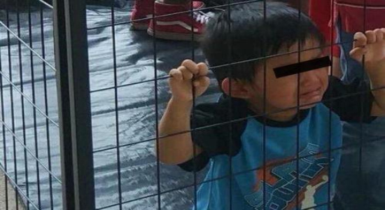 Niño migrante detenido en EEUU