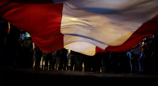 Protesta en Perú