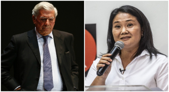 Vargas Llosa y Keiko