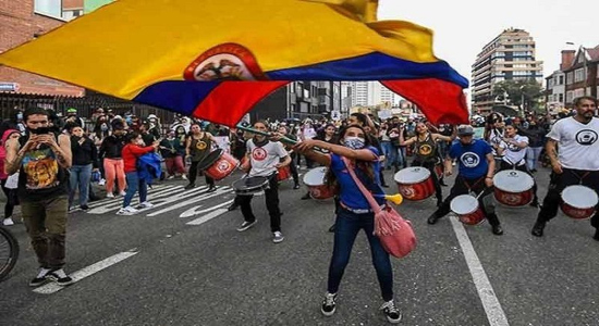 Protesta en Colombia