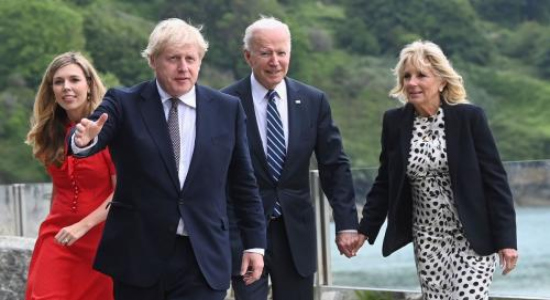 Biden y Boris Johnson