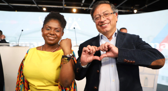 Gustavo Petro y Francia Márquez 