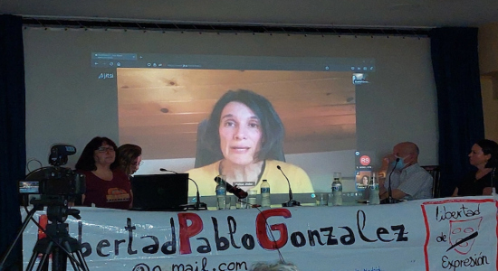 Acto por la libertad de Pablo González