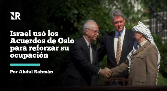 Yitzhak Rabin y Yasser Arafat 