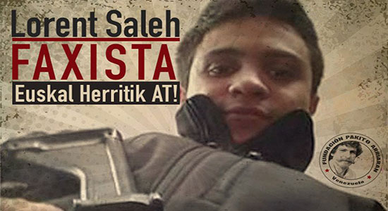 Lorent Saleh Euskal Herritik at