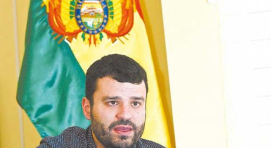 Ministro boliviano de Comunicación, Manuel Canelas