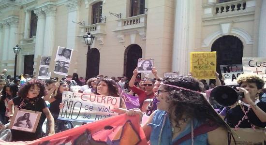 Marcha del movimiento feminista