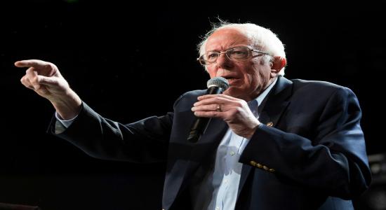 El senador Bernard Sanders, del Partido Demócrata. 