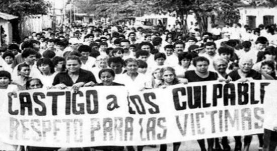 Movilización que demandó justicia por los hechos de Cantaura