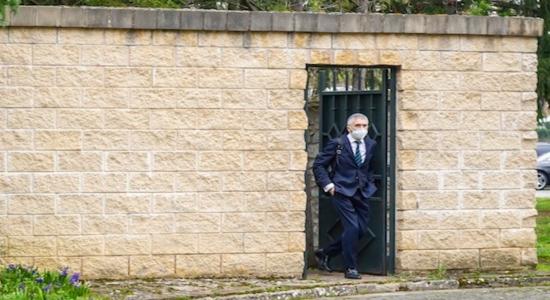 Fernando Grande-Marlaska, el pasado 26 de febrero, en Gasteiz. (Jaizki FONTANEDA | FOKU)