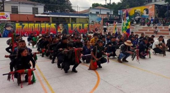 Minga indígena llega a Bogotá 