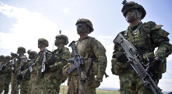 Tropas colombianas y estadounidenses en ejercicios militares conjuntos