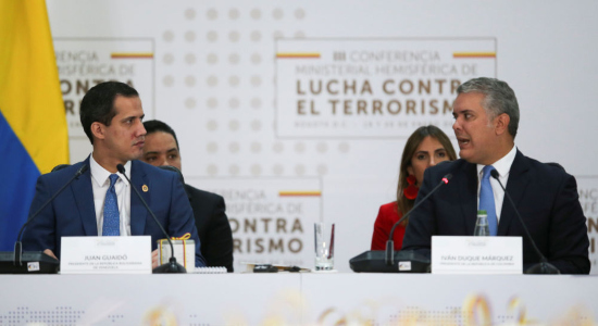 Juan Guaidó e Ivan Duque