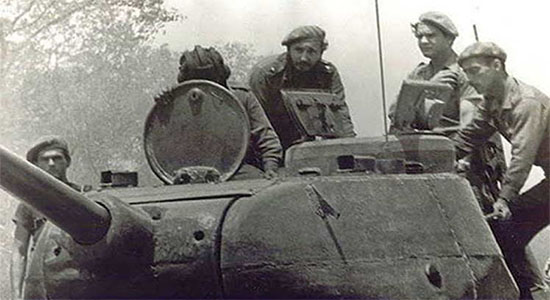 Fidel Castro en Playa Girón 