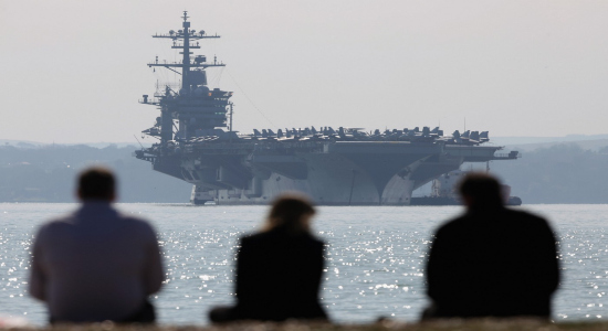El USS Theodore Roosevelt en aguas estadounidenses. Foto: Dan Kitwood / Getty Images