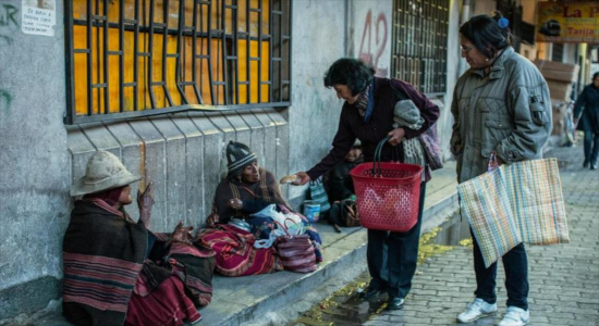 Personas en situación de calle en Bolivia
