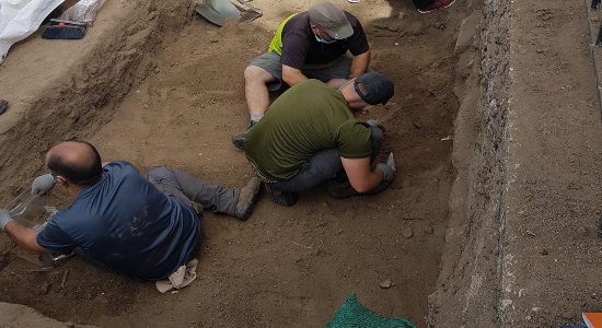 Excavación de fosa común