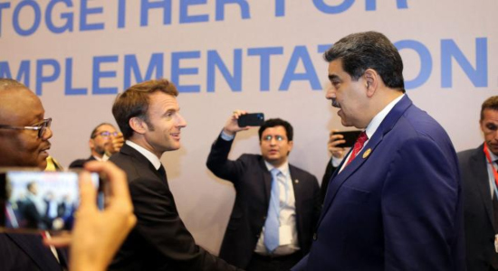 Maduro y Macron