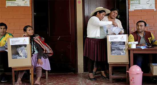 Elecciones en Bolivia, 20/10/2019