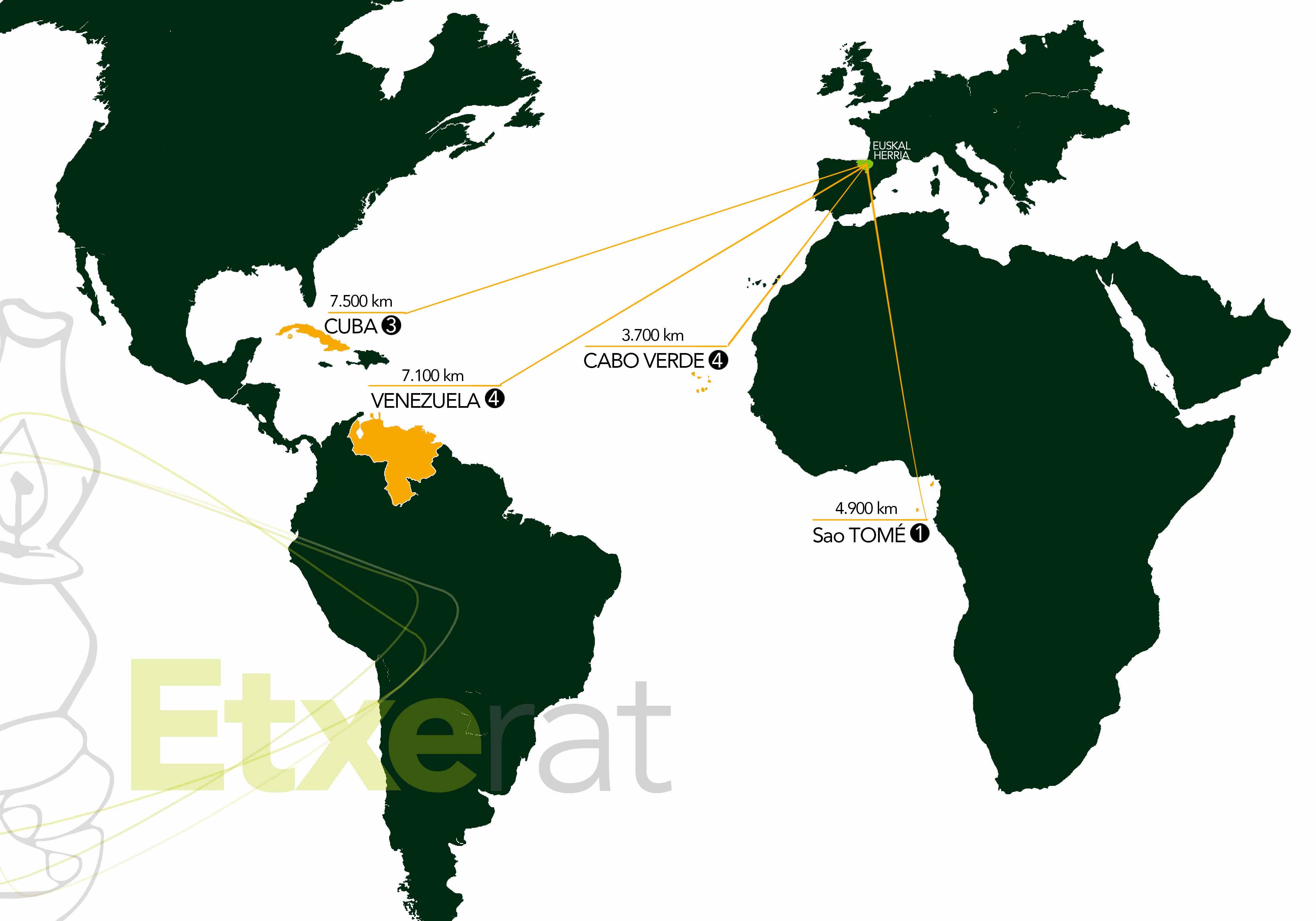 Deportazioaren mapa