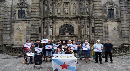 El 1 de julio la Audiencia Nacional, retiró definitivamente la acusación de pertenecer a la organización armada para nueve miembros de Causa Galiza. Foto: Causa Galiza