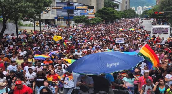 Marcha del orgullo en Caracas