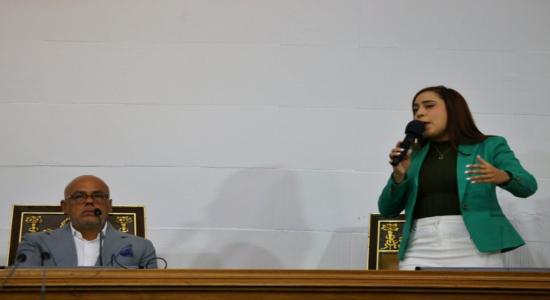 La segunda vicepresidenta de la Asamblea Nacional de Venezuela, América Pérez. Foto: Prensa AN